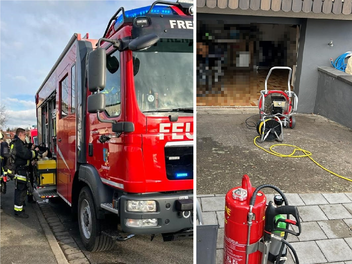 Frensdorf: Feuerwehreinsatz nach Kellerbrand - Bewohner reagieren sofort