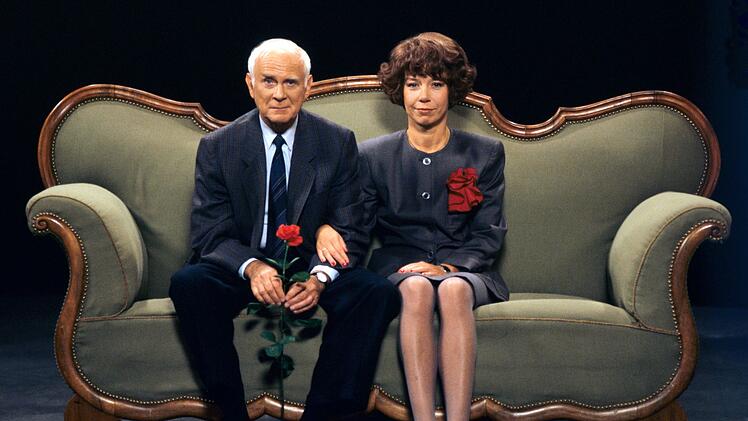 Traumduo des deutschen Humors: Loriot arbeitete unz&auml;hlige Male mit der 2007 verstorbenen Evelyn Hamann zusammen.