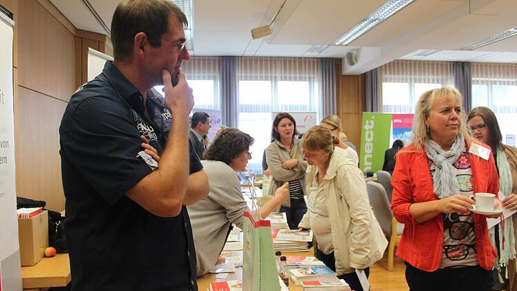 Impressionen vom Infotag "Wiedereinstieg" im Landratsamt Foto: Veronika Schadeck