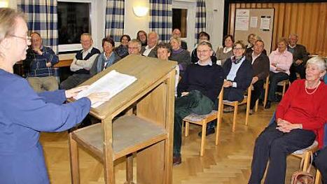 Gut besucht war das evangelische Gemeindehaus am Donnerstag.