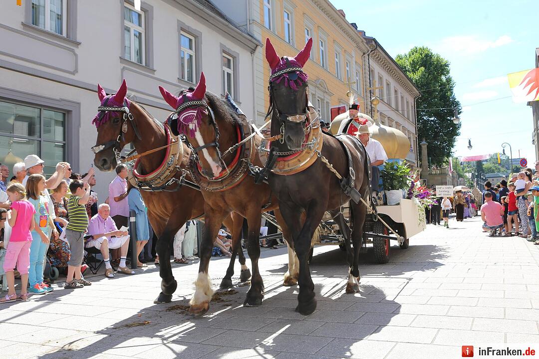 Rakoczyfest in Bad Kissingen mit Umzug; Foto: Barbara Herbst