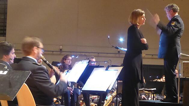 Die Sopranistin Sara Magenta Dang bei ihrem Auftritt in Oerlenbach.  Foto: Gerhild Ahnert