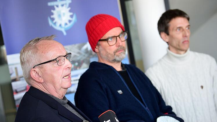Rettungsaktion f&uuml;r Buckelwal - Pressekonferenz
