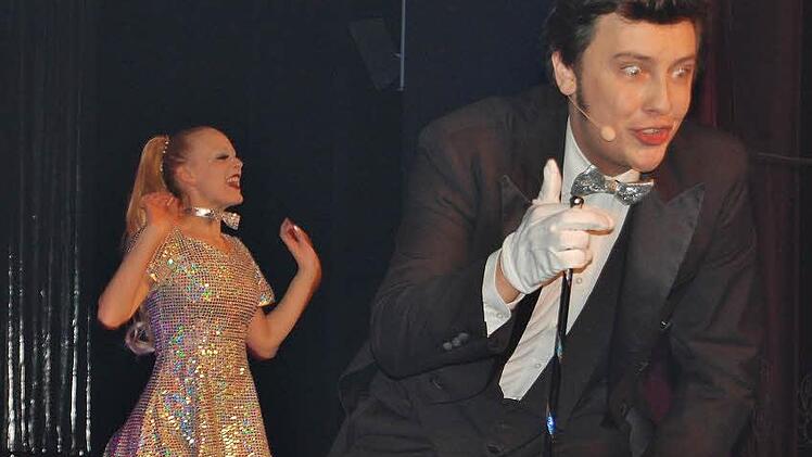 Las Vegas-Show in Bad Kissingen. Foto Sigismund von Dobschütz