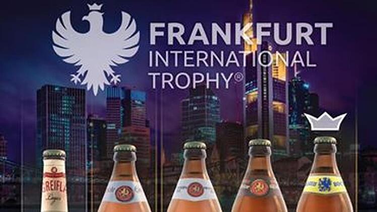 Auf dem Siegerplakat der "Frankfurt International Trophy" sind alle prämierten Biere der Brauerei Greif abgebildet. Foto: PR