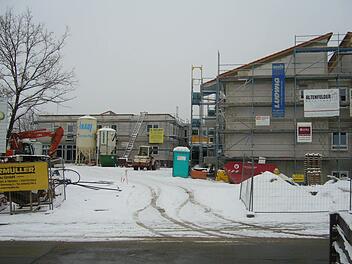 Das entstehende Seniorenzentrum in Oberhaid gehört zu den größten Gebäudekomplexen und muss eine Brandmeldeanlage haben.  Fotos: Joachim Karl