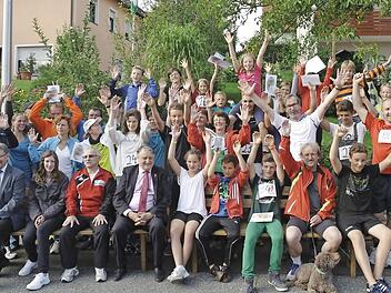 Die Läufer freuten sich über den Erfolg ihres Engagements. Foto: privat