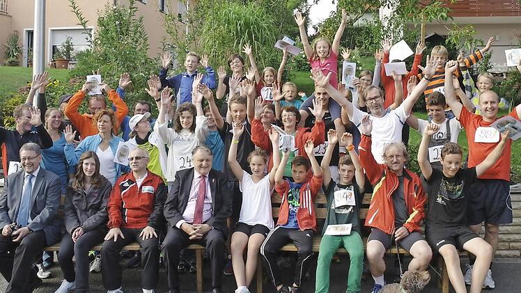 Die Läufer freuten sich über den Erfolg ihres Engagements. Foto: privat