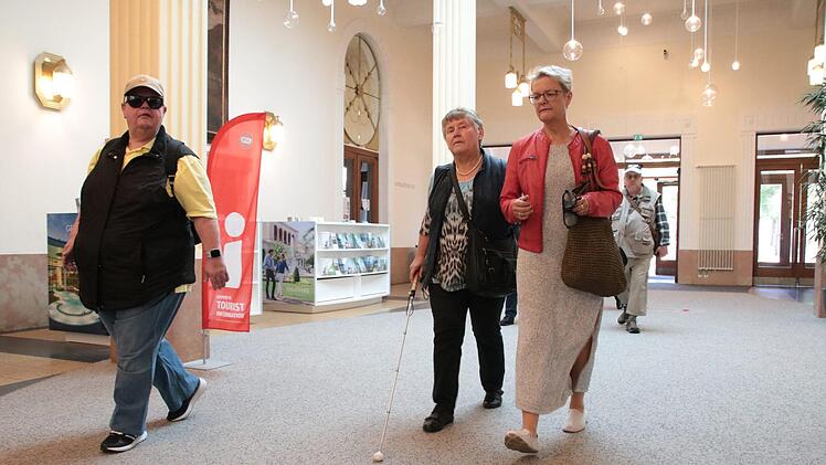 Eindrücke vom Test mit Mitgliedern des Bayerischen Blinden- und Sehbehinderten-Bundes. Foto: Ralf Ruppert