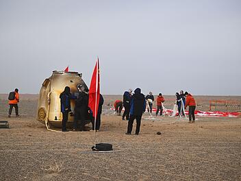 Chinas &laquo;Shenzhou 20&raquo; wieder auf Erde