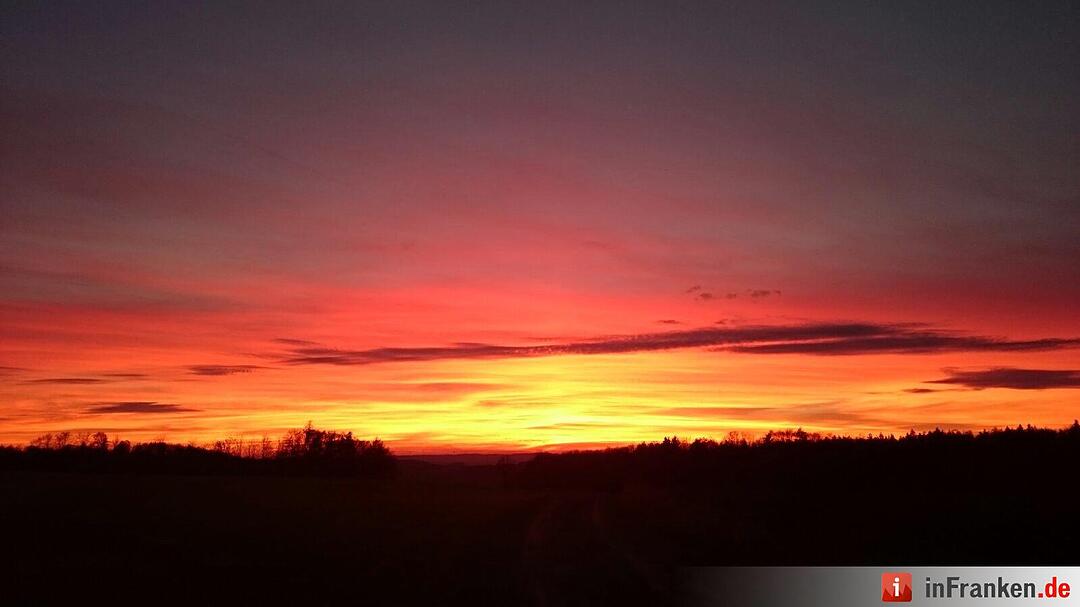 Abendrot vom 8.11.2015 - Die Bilder unserer Leser
