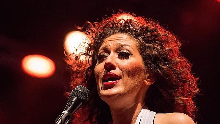 Impressionen vom Klassik-Open-Air im Coburger Rosengarten: Ana Cvetkovic-StojnicFoto: Albert Höchstädter