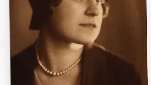 Maria Steinhorst 1934 bei einem Besuch in Paris