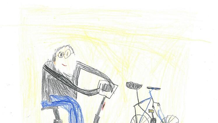 Auch sportliche Aktivitäten sind möglich.Schadeck, gemalt von Luis