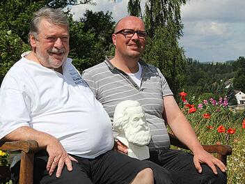 Vorsitzenden des SPD-Ortsvereins in Fischbach: Reinhard Autolny (links) und Thilo Moosmann. Foto: Jan Koch