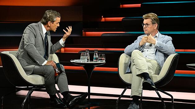 "Das ist doch schlimm", war Markus Lanz (links) angesichts Ralf Stegners Aussage baff.