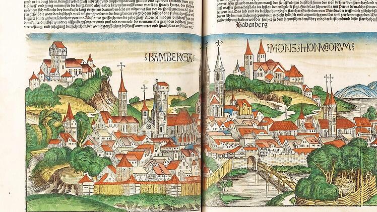 Ansicht Bamberg, wie sie in Hartmann Schedels Weltchronik Eingang fand.  Foto: Ketterer Kunst