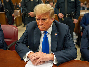 Historisches Urteil im Strafprozess gegen Ex-US-Pr&auml;sident Trump in Manhattan