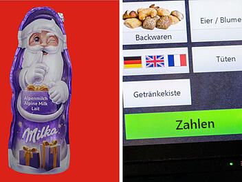 Milka: Verstecktes Weihnachtsmann-Etikett sorgt f&uuml;r Unmut