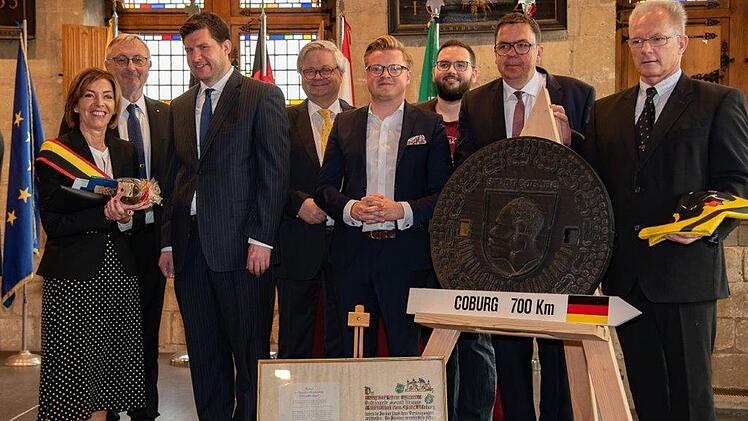 Coburg: 50 Jahre St&auml;dtepartnerschaft - Oudenaarde lud Delegation