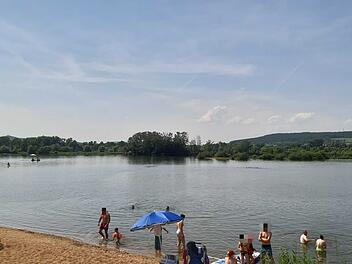 Baggersee in Breiteng&uuml;&szlig;bach