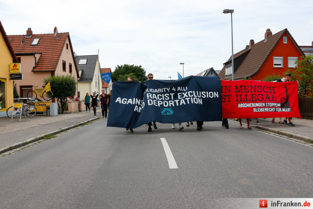 Kundgebung vor ARE in Bamberg II