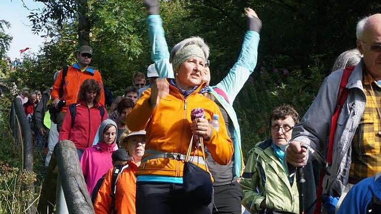 Impressionen von der Kreuzbergwallfahrt. Foto: Marion Eckert