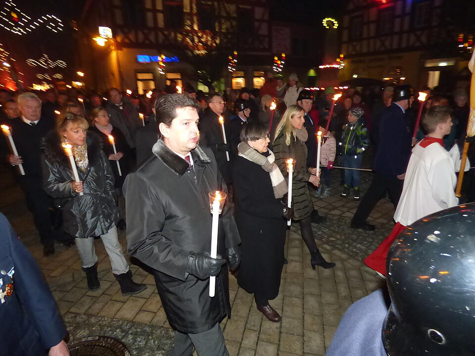 Lichterprozession in Pottenstein 2019