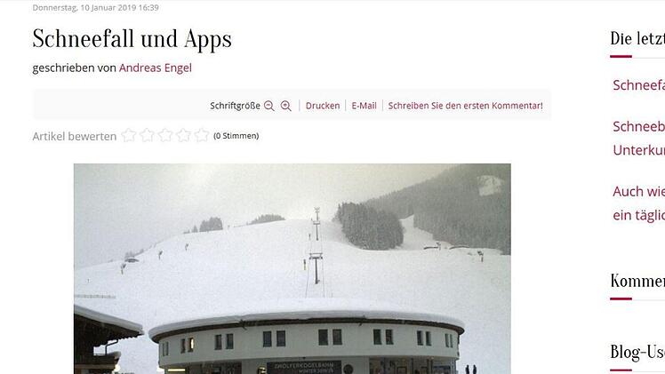 Das Kaspar-Zeuß-Gymnasium Kronach hält die Eltern auf seiner Homepage vorbildlich auf dem Laufenden über die Situation in Saalbach-Hinterglemm und den Skiausflug, wie unser Screenshot zeigt. Screenshot: FT