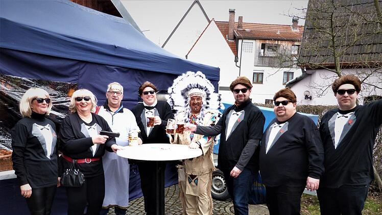 Eindrücke vom Faschings-Warm-up in StadtsteinachFoto: Werner Reißaus