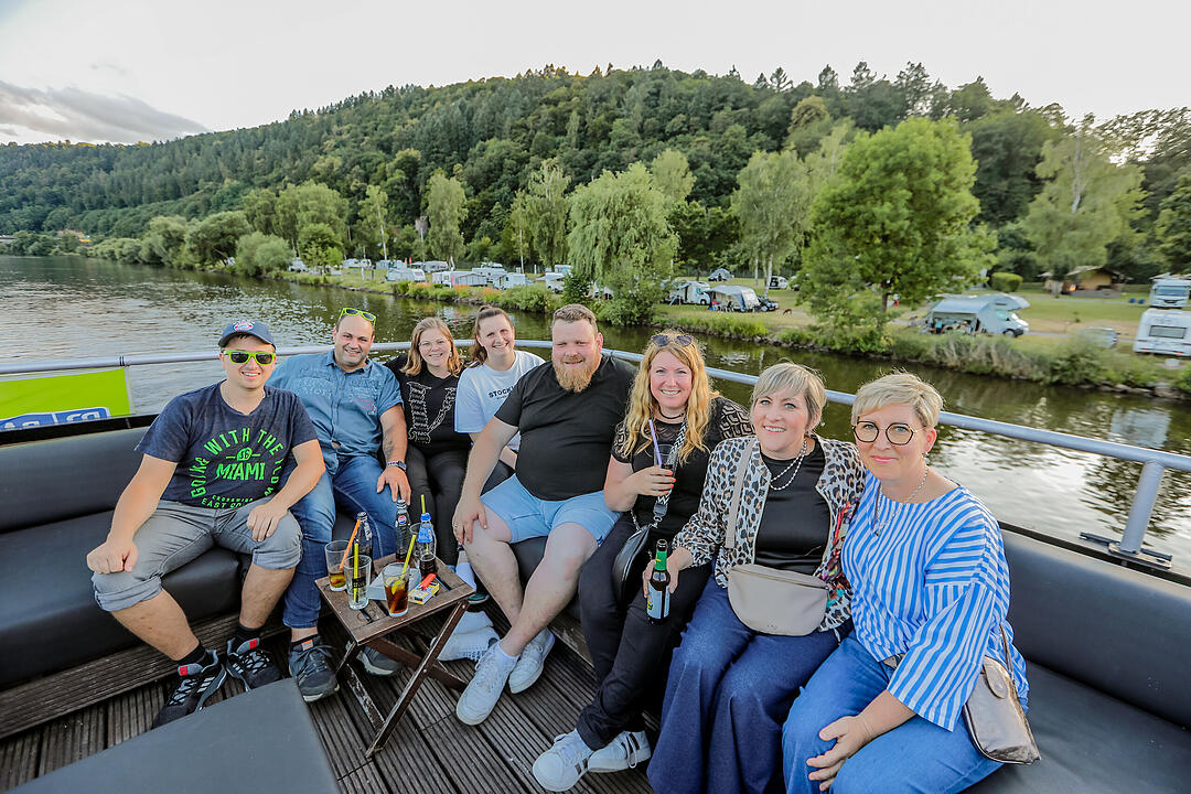 Auf drei Decks wurde richtig gefeiert!