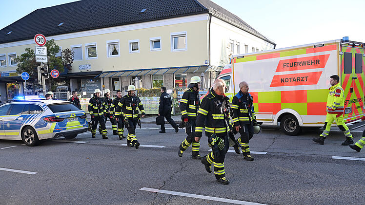Brand in München - Großeinsatz von Polizei und Feuerwehr