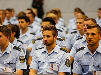 Am Donnerstag wurde die Bundespolizei-Schule in Bamberg offiziell er&ouml;ffnet. Foto: Matthias Hoch