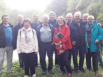 Viel Spaß und beeindruckende Aussicht genossen die Mitglieder derr TSH-Herzsportgruppe auf ihrem jährlichen Ausflug, der sie diesmal in die nähere Umgebung führte. Foto: Peter Müller