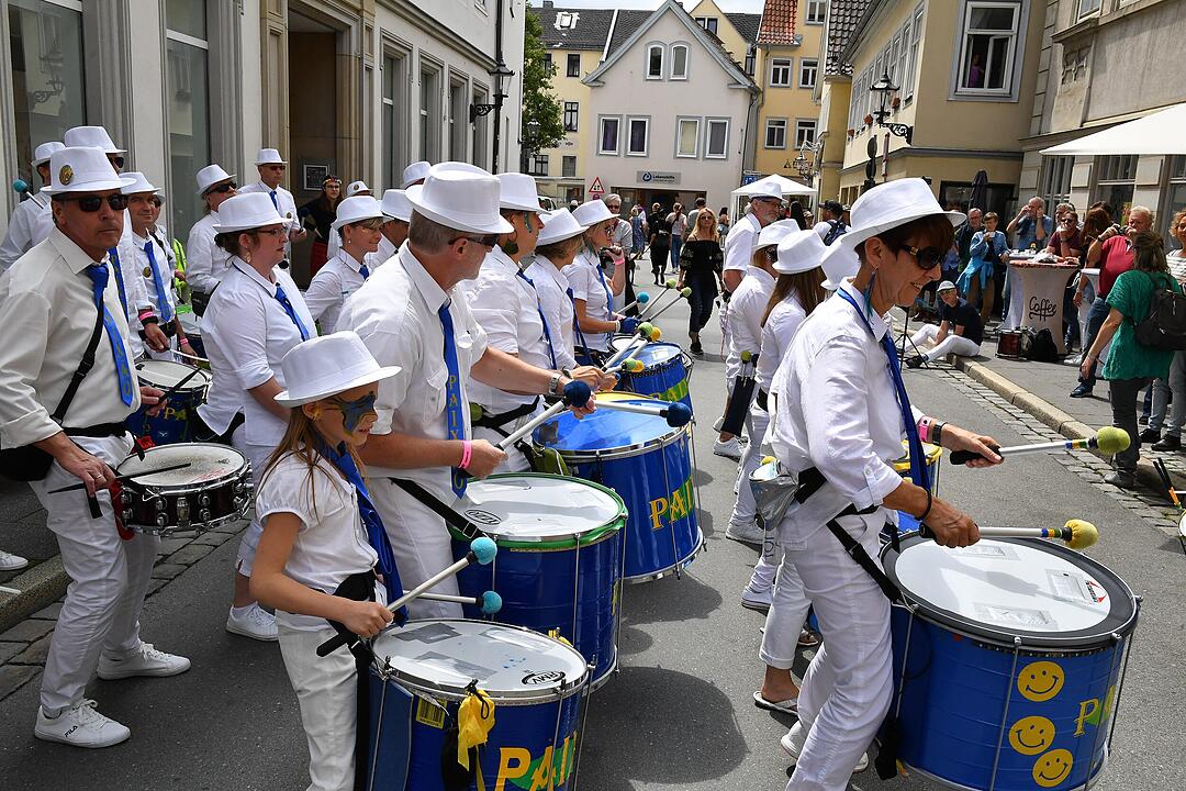 Umzug beim Samba-Festival in Coburg