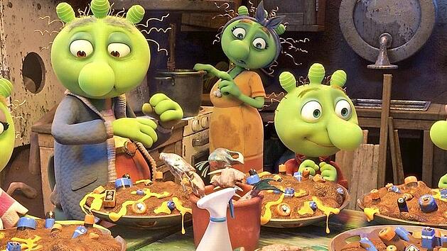 F&uuml;r die Olchis ist die M&uuml;llhalde von Schmuddelfing das am herrlichsten stinkende &Ouml;rtchen, das sie je gesehen und gerochen haben.