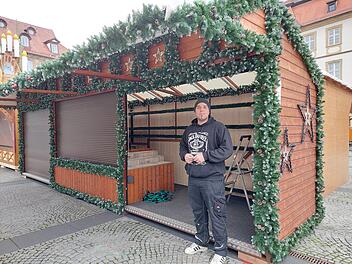 Weihnachtsmarkt Bamberg: Händler Schwarz braucht als Familienvater die Einnahmen dringend