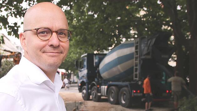 Bisher ist der Marienplatz f&uuml;r Oberb&uuml;rgermeister Dirk Vogel (SPD) kein Glanzlicht. Das soll sich in den n&auml;chsten Wochen mit den Umbauarbeiten &auml;ndern.