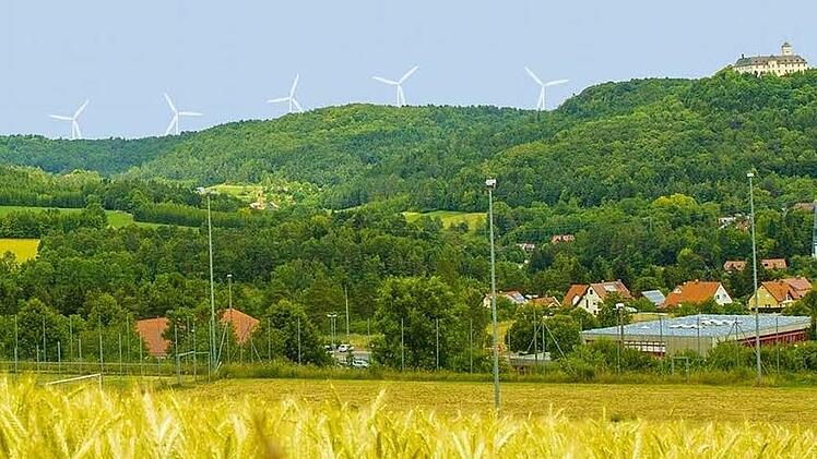 So könnte es bei Heiligenstadt aussehen. Fotomontage: Regionalwerke Bamberg