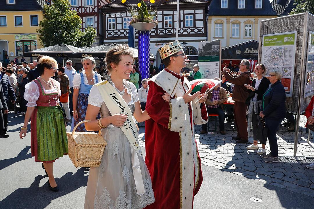 Korbmarkt in Lichtenfels am Samstag