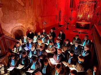 Die SANVoices hatten auch eine Chorversion von „Little Drummer Boy“ im Programm, die von Ehrenmitglied Jürgen Ocker arrangiert wurde.