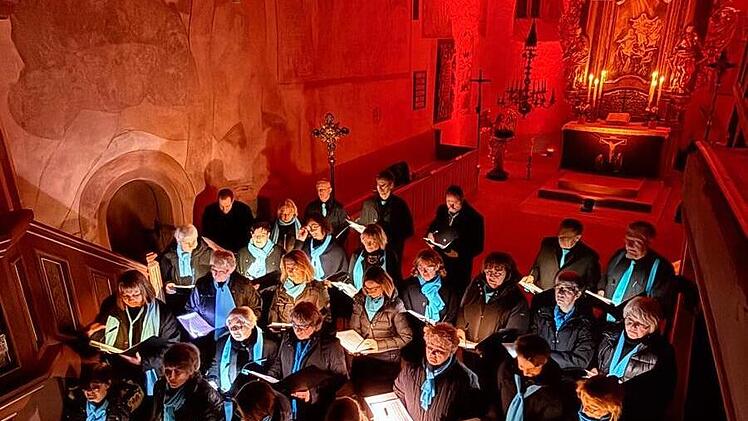 Die SANVoices hatten auch eine Chorversion von „Little Drummer Boy“ im Programm, die von Ehrenmitglied Jürgen Ocker arrangiert wurde.