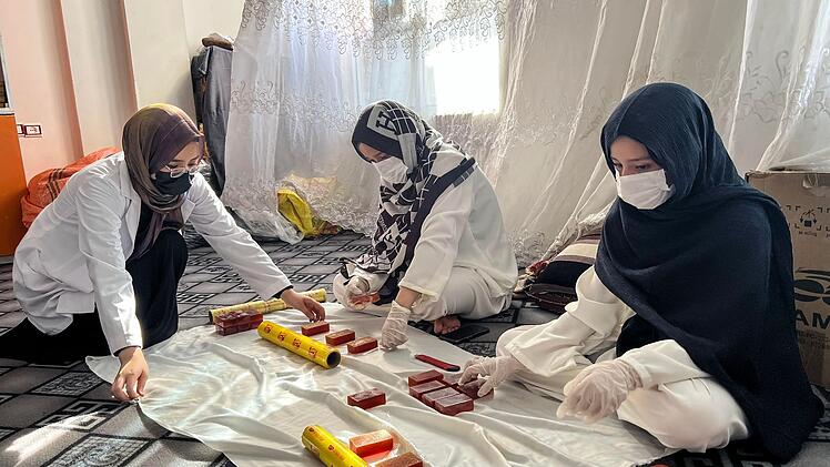 Seifenfabrik in Afghanistan