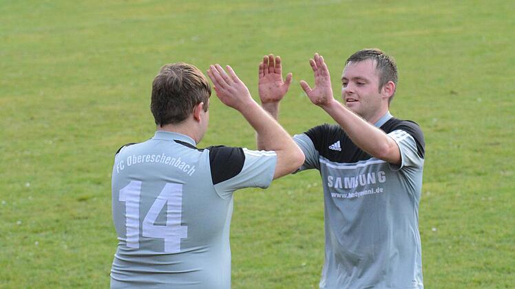 Schnappschuss vom Spiel der Woche in Obereschenbach. Foto: ssp