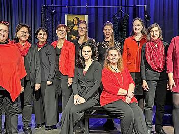 Die Frauenvokalgruppe &bdquo;Frequenzia&ldquo;.