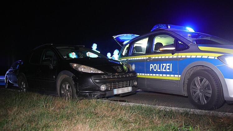 Verfolgungsfahrt durch die Kreise Roth und Ansbach endet in anderem Bundesland