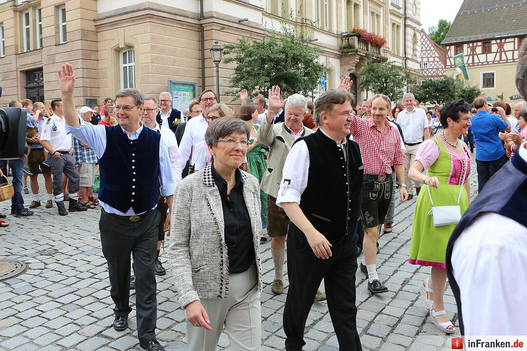 Kulmbacher Bierwoche - der Anstich