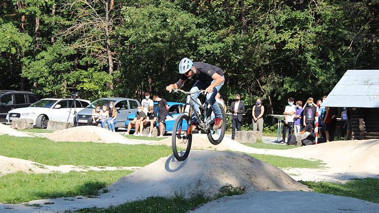 Der Bikepark in Höchstadt ist jetzt offiziell eröffnet.  Foto: Andreas Dorsch