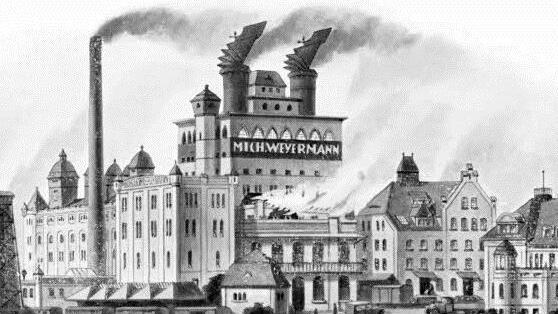 Firmenansicht - 1913  Quelle: Archiv Weyermann