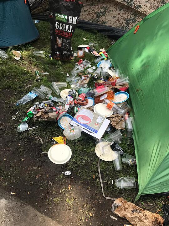 Müllchaos bei Rock im Park 2019: Besucher schmeißen auch Umweltbewusstsein weg